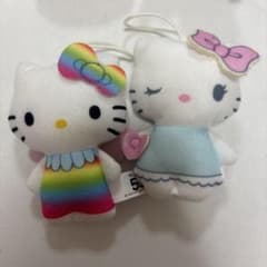 サンリオ ハローキティ ぬいぐるみ マスコット 2点セットのサムネイル
