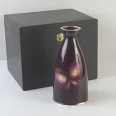 七宝焼 田村七宝工芸 蝶文瓶 花瓶 箱付 V 9893A - メルカリ