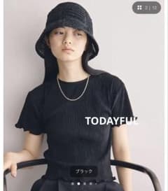 TODAYFUL　コンパクトクレープＴシャツ todayful Compact Crape T-shirtsホワイト - メルカリ