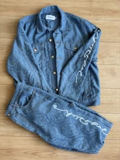 joyrich セットアップ　ブルー　hiphop ストリート　ファッションのサムネイル