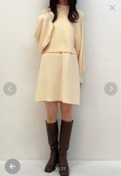 MAJESTIC LEGON ハイネックニットセットミニワンピのサムネイル