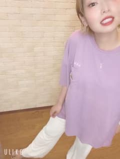 パープルT×アイボリーワイドセット♡のサムネイル