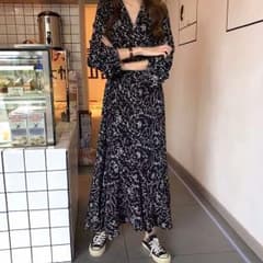 小花ロング dholic todayful系ワンピのサムネイル
