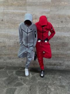 NIKE tech fleece ナイキ テックフリース グレー 上M下Sのサムネイル