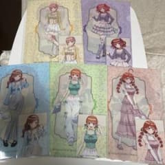 k * k 님 오등분의 신부 클리어 파일 & 브로마이드 발레 코어 전종 세트