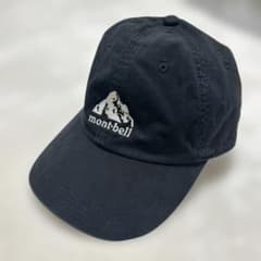 mont-bell ウォッシュアウトコットンキャップ　黒　S