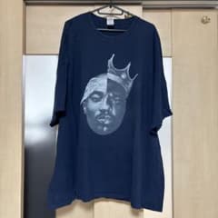 2pac biggie GILDAN Tシャツ ネイビー 3XLのサムネイル