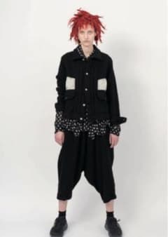 BLACK COMME des GARCONS 24FW 縮絨 ペンギンサルエル BLACK COMME des GARCONS 24FW 縮絨 ペンギンサルエル - メルカリ