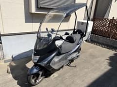 【更に値下】マジェスティ125fi  ゾロ・ルーフ付　屋根があれば悪天候でも余裕のサムネイル