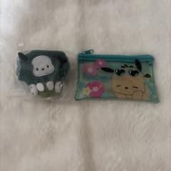 ポチャッコ ぬいぐるみマスコット フラットポーチ セットのサムネイル
