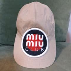 【正規品】MIU MIU CLUB ベースボールキャップ ベージュのサムネイル