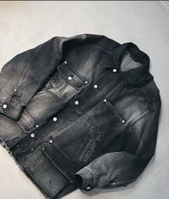 新品 [完売品]YOKE × ANCELLM 襟レザー デニムジャケット 新品 [完売品]YOKE × ANCELLM 襟レザー デニムジャケット - メルカリ