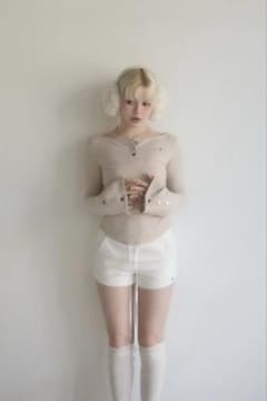 andmary Dorothy heart tops beige - メルカリ