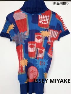 新品同様ISSEY MIYAKE イッセイミヤケ　カットソー　プリーツプリーツ