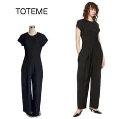TOTEME トーテム 21SS ジャンプスーツ ブラック ストレッチ 36 TOTEME トーテム 21SS ジャンプスーツ ブラック ストレッチ 36 - メルカリ