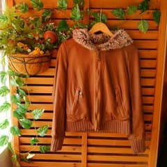 【送料無料】レイカズン 茶 レザー ジャケットのサムネイル