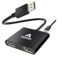 DisplayPort 分配器 1入力2出力 ディスプレイポートのサムネイル