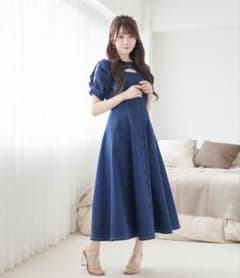 Rosemuse デニムワンピース パフスリーブのサムネイル