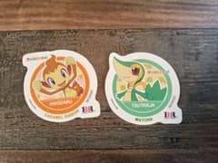 サーティワン ポケモン ステッカー ヒコザル ツタージャ