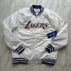NBA ロサンゼルス・レイカーズ スタジャン ジャケット Lakers Mサイズ
