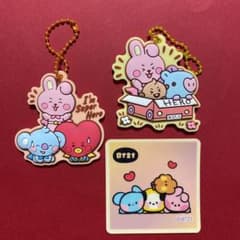 BT21 고무 매력 2점