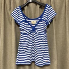 HOLLISTER ボーダー 半袖カットソー Sサイズのサムネイル