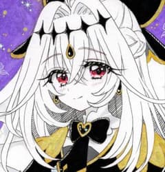 に*す様 手描きイラスト 名探偵プリキュア キュアアルカナ・シャドウ