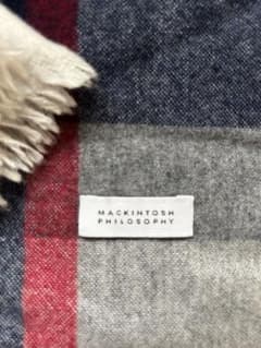 【値下げ中】MACKINTOSH PHILOSOPHY チェックストールのサムネイル