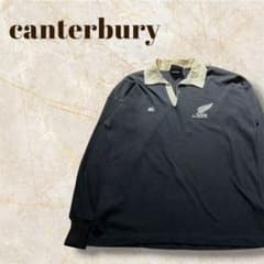 90s Canterbury オールブラックス ラグビーシャツ 長袖 希少 - メルカリ