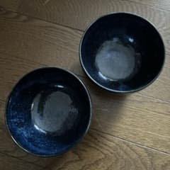 青いボウル2個セットのサムネイル