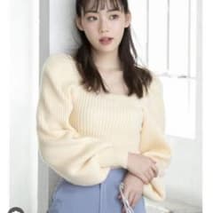 fifth スクエアネックパフスリーブニットのサムネイル