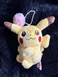 I LOVE PIKACHU 가방에 붙일 수 있는 봉제인형~퐁퐁~