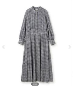 トゥモローランドカラーグリッドプリント プリーツワンピース - メルカリ