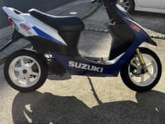 ※ホイールのみの販売です suzuki ZZマロッシカラー白ホイール前後のサムネイル
