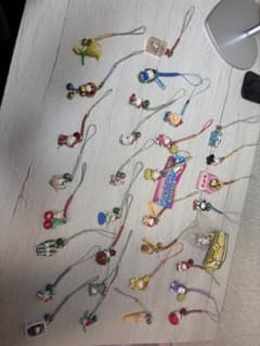 激レア 平成レトロ ご当地ハローキティ ストラップ根付 32個セット