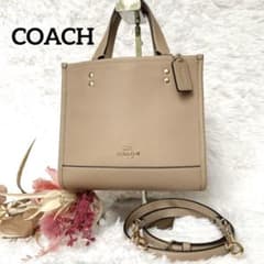 未使用品⭐︎COACH デンプシー ベージュ 2way ハンドバッグ ゴールド 