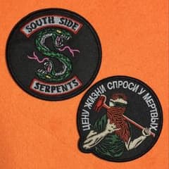 B317 NY & ヨーロッパ バイカーギャング 刺繍ワッペン アイロン - メルカリ