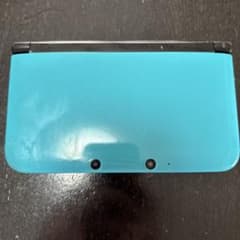 Nintendo 3DS LLブルー×ブラック本体 ジャンク スライドパッド故障のサムネイル