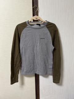 patagonia 長袖Tシャツ グレー/オリーブのサムネイル