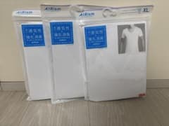 【3枚】ユニクロエアリズム デオドラントメッシュ vネックt インナー XLのサムネイル