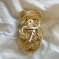 作家様 ハンドメイド テディベア くま ぬいぐるみ ナチュラル雑貨