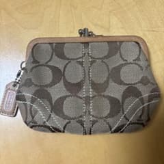 COACH シグネチャー がま口 コインケースのサムネイル