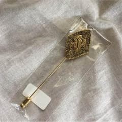 新品☆イニシャルストールピン、ハットピンSのサムネイル