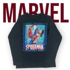 MARVEL スパイダーマン カットソー ロンT 140cm キッズヴィンテージのサムネイル