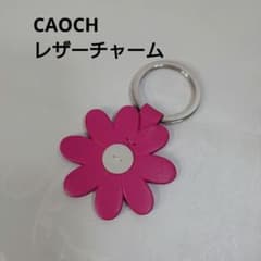 COACH フラワーモチーフ キーホルダー チャーム レザー 花型 - メルカリ
