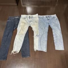メンズ デニムパンツ 3本セットのサムネイル