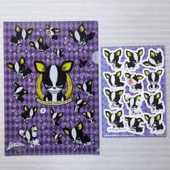 한정 2점 세트 JOJO 이기 클리어 파일 스티커 조조 제3부