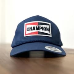80s CHAMPIONビンテージワッペン】トラッカーキャップ アメカジ - メルカリ