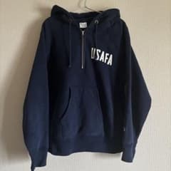 USED 復刻 チャンピオン USAFA ハーフジップ パーカー M ネイビー USED 復刻 チャンピオン USAFA ハーフジップ パーカー M ネイビー