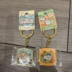 北海道　ご当地キーホルダー　うさぎ　ハチワレ